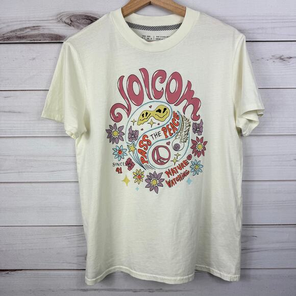VOLCOM Women's‎ Graphic Tee Size Small EUC - Picture 1 of 5